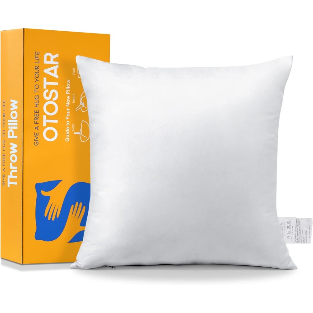 Pillow Insert 18X18 - 18x18 Throw Pillow Insert Square Cushion