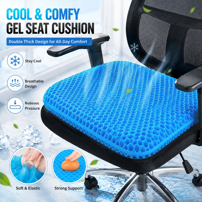 Cooling Pillow Gel - 1 Pcs Double Layer Honeycomb Cooling