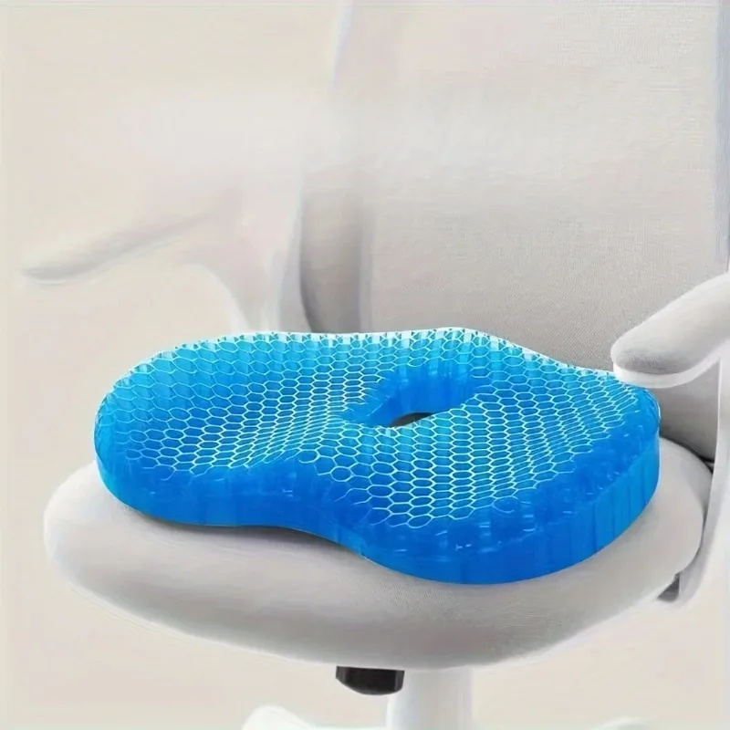 Cooling Pillow Gel - Honeycomb Gel Cushion Chair Thickened Home