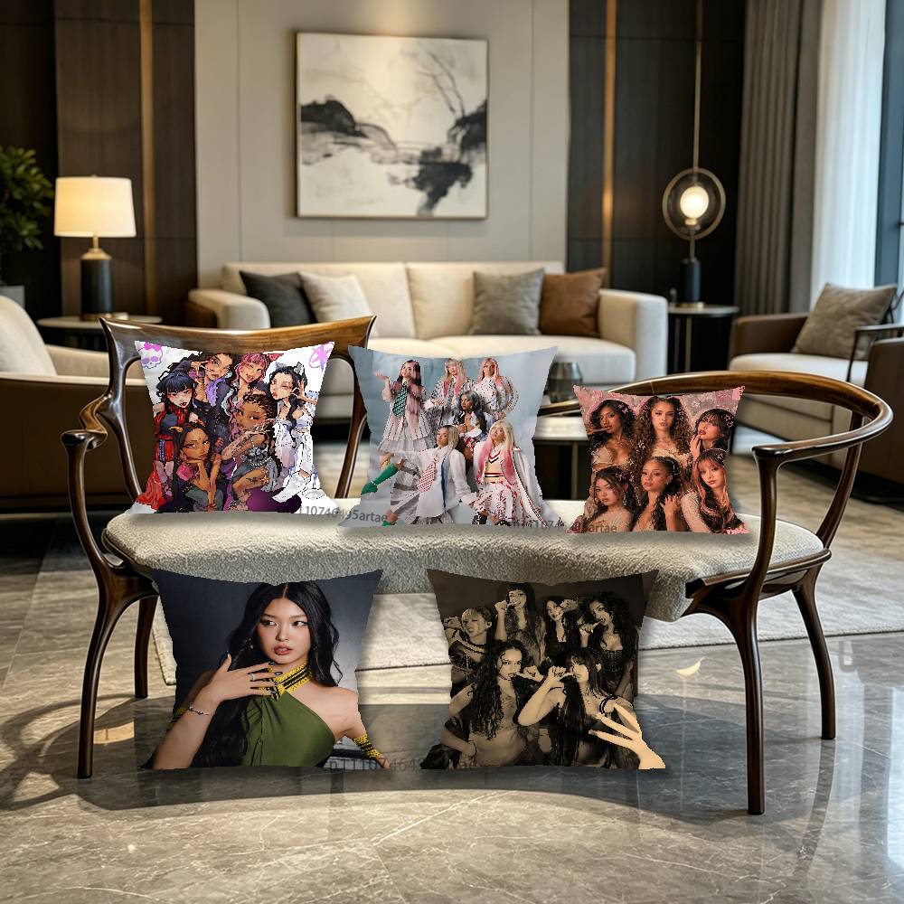 Home Textiles Group - Girl Group K-Katseye Pillow for Sofa