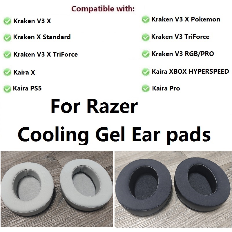 Cooling Pillow Gel - Cooling Gel ear pads For Razer