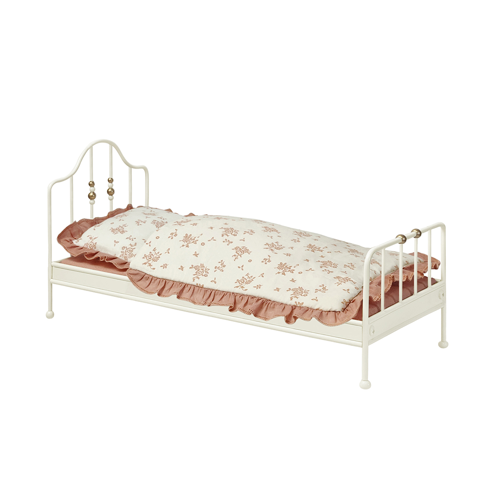 Vintage Home Textiles - Aizulhomey Dollhouse Furniture Detachable Vintage Bed