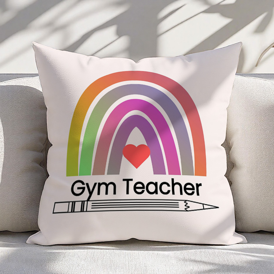 1pc Rainbow Heart & Pencil Pil - Pillow Insert 18X18 recension och pris