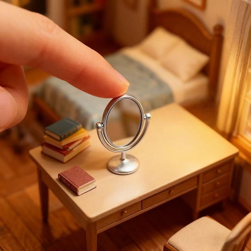 1Pcs Miniature Retro Mirror Dr - Vintage Home Textiles recension och pris