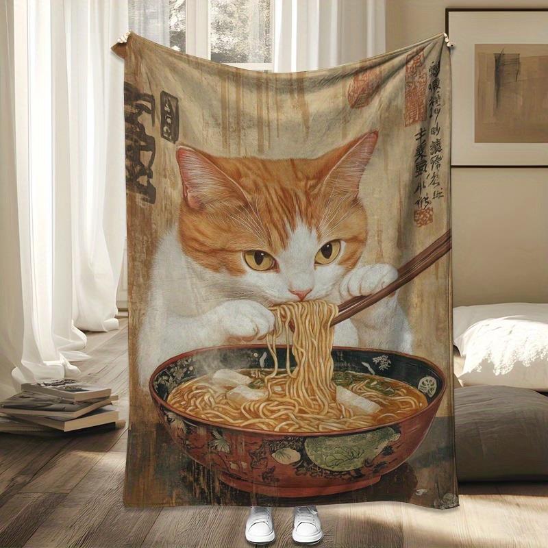 Anime image of a yellow cat Fl - Home Textiles Images recension och pris
