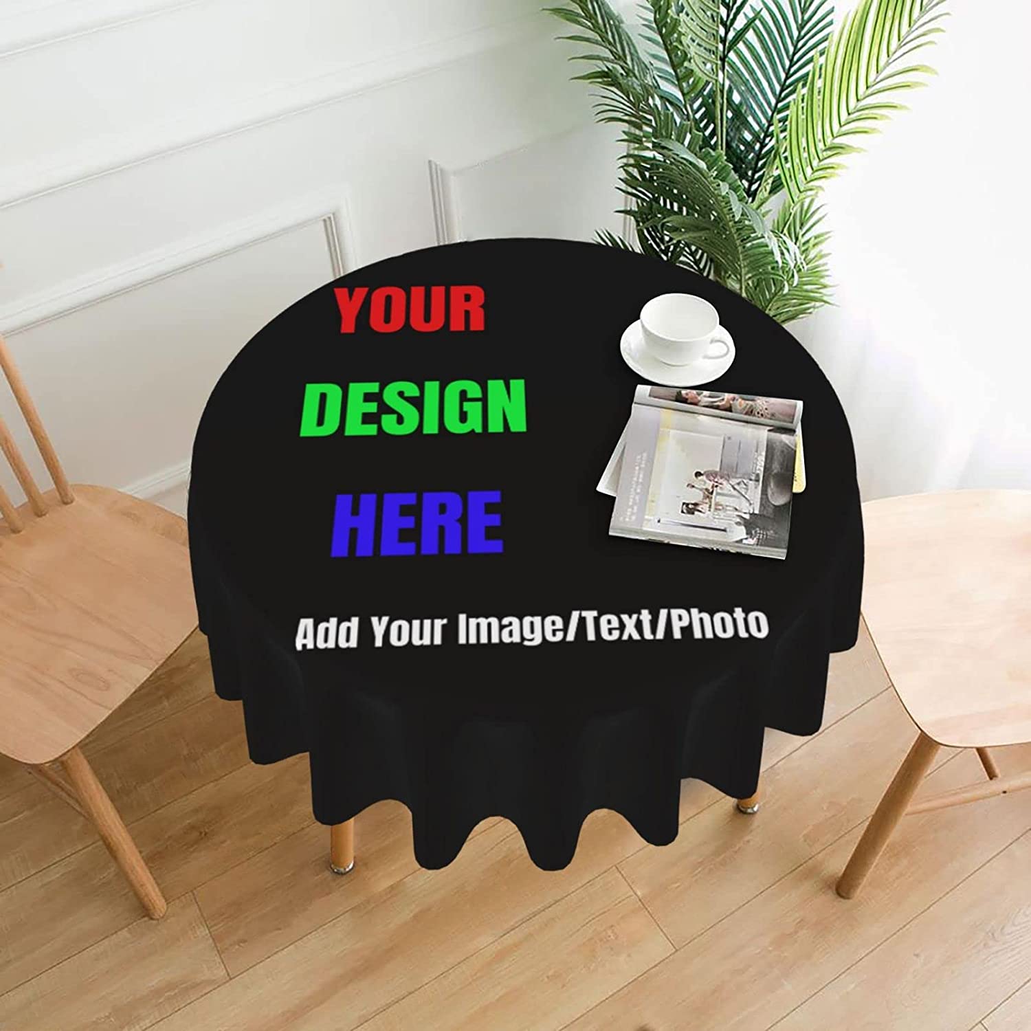 Custom Round Tablecloth Person - Home Textiles Images recension och pris