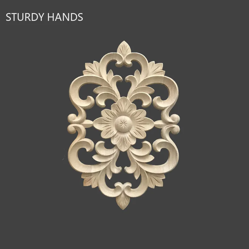 Long Strip Carving Natural Woo - Vintage Home Textiles recension och pris