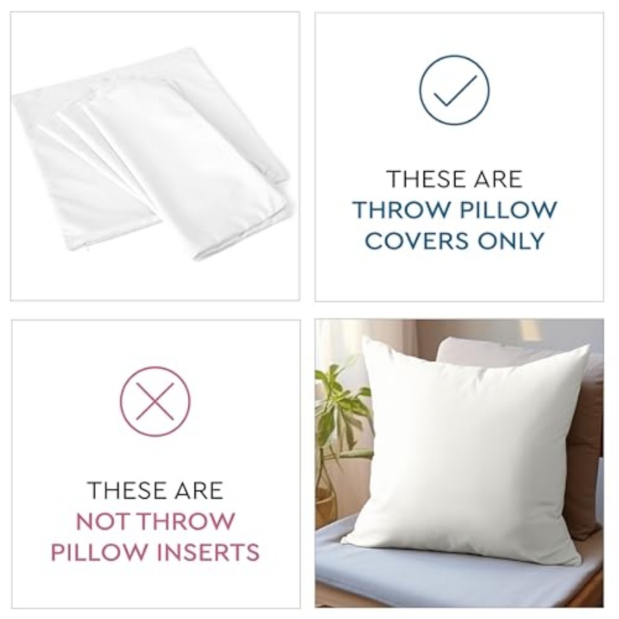 Throw Pillow Covers 18x18 in S - Pillow Insert 18X18 recension och pris