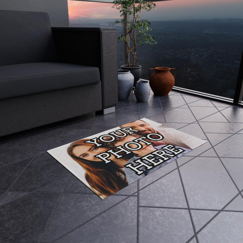 Rug custom image color select  - Home Textiles Images recension och pris