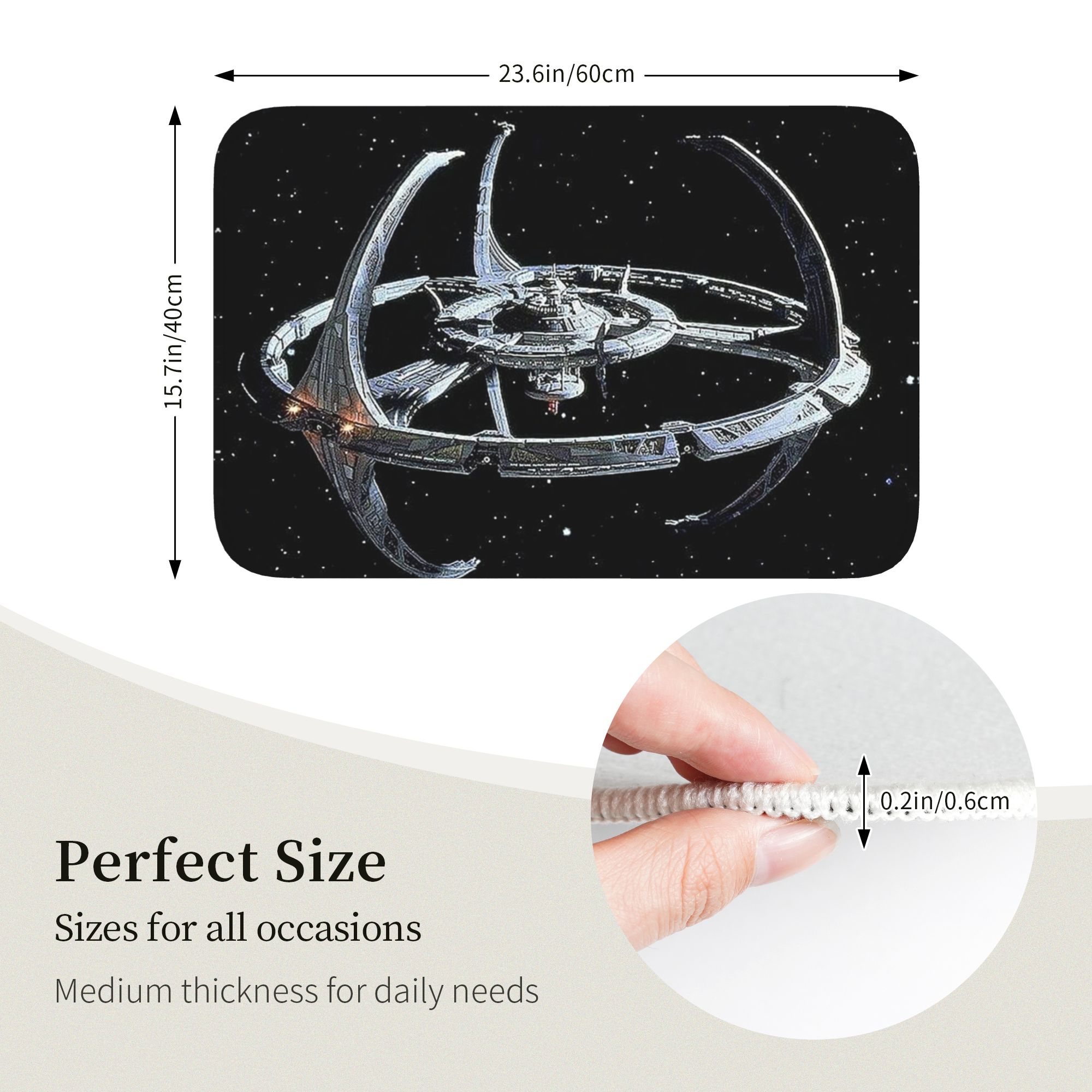 Stars Treks Deep Space Nine Lo - Home Textiles Logo recension och pris