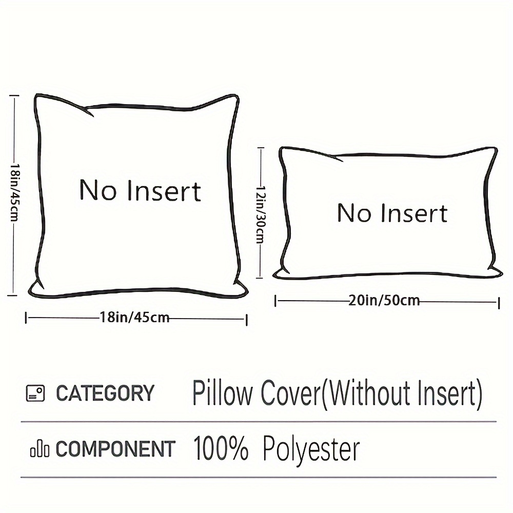 2pcs Christmas Plaid Pillow Co - Pillow Insert 18X18 recension och pris